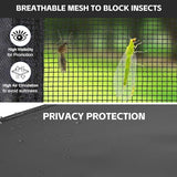 Canopy Universal Mosquito Netting Tent, Converts 10'x10' Canopy Gazebo into Camping Inner Tent, Screen House Camping Cube with Full PE Floors for Patio, Outdoor, Garden and Backyard.(Black)