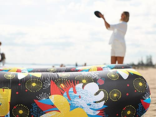 WEKAPO Inflatable Lounger Air Sofa Hammock-Portable,Water Proof& Anti-Air Leaking Design-Ideal Couch for Backyard Beach Traveling Camping Picnics & Music Festivals