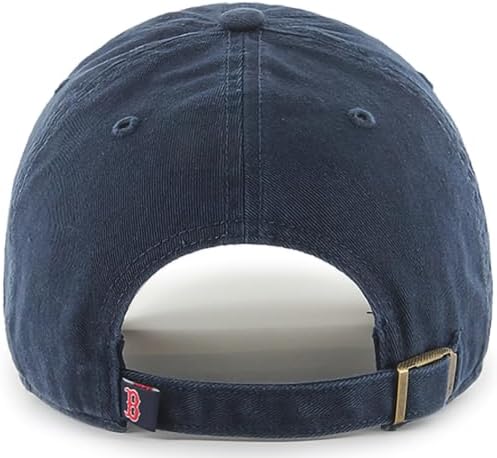 47 Brand MLB Team Color Home Primary Logo Clean Up Adjustable Baseball Cap Hat, Adult One Size Fits All