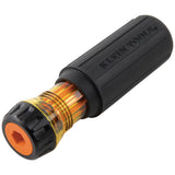 Klein Tools 32293 Insulated Screwdriver, 2-in-1 Screwdriver Set with Flip Blade, #2 Phillips and1/4-Inch Slotted Tips, Double-Ended Blades