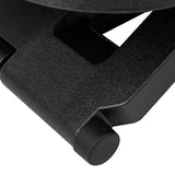 Mind Reader Foot Rest, Under Desk at Work, Ergonomic, Height Adjustable, Office, Plastic, 17"L x 13"W x 6.25"H, Black