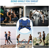 ZELUS Weighted Vest, 6lb/8lb/12lb/16lb/20lb/25lb/30lb Weight Vest with Reflective Stripe for Workout, Strength Training, Running, Fitness, Muscle Building, Weight Loss, Weightlifting