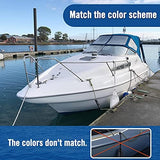 Affordura Boat Fender 4 Pack Boat Bumpers Fenders with 4 Ropes, Boat Bumpers for Pontoon Boat Fenders Inflatable