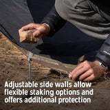 Kelty Highroads Overlanding Shelter - Universal Mount Car Camping Tent with Large Zippered Entry, Aluminum Frame, Adjustable Walls and Windows, UV Protection, Rainproof, Stuff Duffel Included, 2024