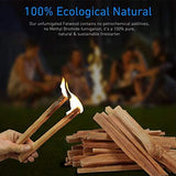 Eco-Stix Fatwood Fire Starter Kindling Firewood Sticks Bulk Packaged Firestarters 100% All Natural Resin Ocote Pine 10 Lbs