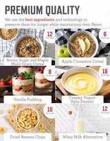 READYWISE - Variety Pack Bucket, 104 Servings, Emergency, MRE Meal & Drink Supply, Premade, Freeze Dried Survival Food, Hiking, Adventure and Camping Essentials, Individually Packaged, 25 Year Shelf Life