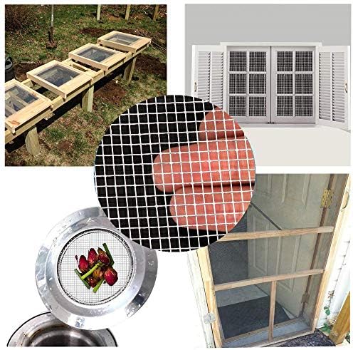 AMAGABELI GARDEN & HOME 36in x 50ft 1/8 inch Hardware Cloth 27 Gauge Galvanized Steel Chicken Wire Mesh Roll Fence Mesh for Bee Screen Plant Supports Poultry Netting Square Snake Fencing Gopher