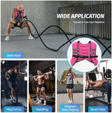 ZELUS Weighted Vest, 6lb/8lb/12lb/16lb/20lb/25lb/30lb Weight Vest with Reflective Stripe for Workout, Strength Training, Running, Fitness, Muscle Building, Weight Loss, Weightlifting