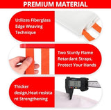 SecuCaptain Emergency Fire Blanket for Home - 60"x60" X-Large Flame Retardant Blankets with Fireproof Tabs for House Camping Kitchen Fire Protection Survival Safety 1 Pack