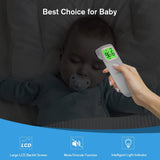 ANMEATE No-Touch Forehead Thermometer for Adults, Infrared Digital Thermometer for Kids, Touchless Baby Thermometer, Accurate Reading with Large Display, Mute Mode, Memory Recall, Fever Alarm