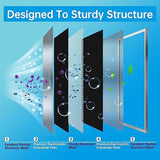 UBeesize 16x25x1 Reusable Electrostatic Air Filter HVAC AC Furnace Filter,MERV 8,Washable, Lasts a Lifetime,Permanent Air Filter,Breathe Fresher,Home And Office(Actual Size:15.5x24.65x0.82 Inch)