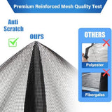 Magnetic Screen Door Upgraded PET Mesh Stronger Than Fiberglass and Polyester,Hands Free,Keeps Bugs Out,Pet & Kid Friendly,Suitable for Sliding Door,Large Patio Door and French Door-74''x80''