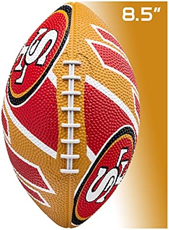 Franklin Sports NFL Team Footballs - Rubber Youth Mini Footballs for All NFL Teams - Kids Junior 8.5" Football - Official NFL Licensed Footballs