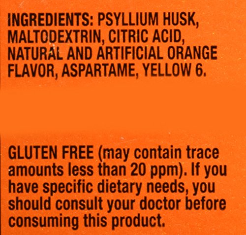 Metamucil Fiber Singles Smooth Texture Sugar Free Orange - 30 Packets