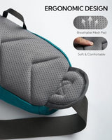 WATERFLY Fanny Pack Waist Bag: Hiking Water Bottle Holder with Strap Waist Pack for Women Men Hydration Hip Packs for Running Walking Traveling-Cyan