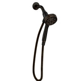 Moen Engage Magnetix Mediterranean Bronze 3.5-Inch Six-Function Detachable Handheld Showerhead with Magnetic Docking System, 26100BRB