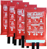 Fire Blanket for Home and Kitchen,40" x 40",4 Pack,Emergency Fire Blanket