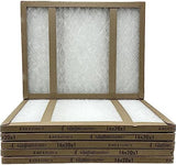 16x20x1 Glasfloss Fiberglass Air Filter, Double Strut, GDS Series, Made in USA, Actual Size: 15 5/8 x 19 5/8 x 3/4 (Box of 6)