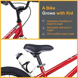 RoyalBaby Kids Bike EZ Freestyle Training Free Balance to Pedal Easy Learning Bicycle, 12-18 Inch for Toddlers to Big Kids