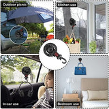 Vashly Heavy Duty Suction Cup 6 Pcs Strong Suction Cups with Hooks and 6 Pcs Tarp Clips Deavy Duty Lock Grip for Car Awning Boat Camping