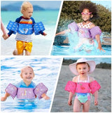 MoKo Toddler Swim Vest for Kids, 20-66 lbs, Arm Floaties with Adjustable Straps, Nylon Material, Swim Vest for Toddlers Learning to Swim