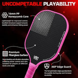 BAGAIL Pickleball Paddles, USAPA Approved Fiberglass Surface Pickleball Set, Lightweight Pickle Ball Rackets with 4 Balls, 1 Bag, Designed in California for Traction and Stability