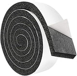 2 Rolls 2 Inch W 1/2 Inch T Weather Stripping Air Conditioner Open Cell Foam Seal Tape, Window Insulation High Resilience Seal Strip for Doors Window,Total 11FT