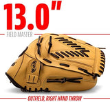 Franklin Sports Baseball + Softball Gloves - Field Master Adult + Youth Baseball + Softball Gloves - Right Hand + Left Hand Gloves - Infield + Outfield Mitts - Multiple Sizes + Colors
