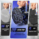 Yes4All High-Density Round Back Roller Foam, Exercise Foam Roller for Yoga, Pilates & Stretching - 12, 18, 24, 36 inch