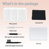 Waxguards 3.0 NanoCare 10993649 Filters for Signia/Siemens/Rexton and Connexx Hearing Aids - Cleaning Brush Kits with Carry Case- 3packs