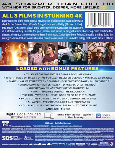 Back to the Future: The Ultimate Trilogy - 4K Ultra HD + Blu-ray + Digital [4K UHD]