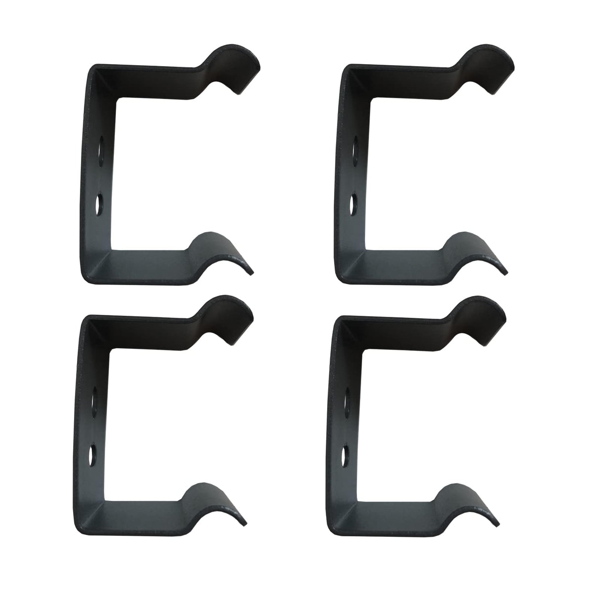 The Bath People Horizontal Radiator Brackets - Anthracite