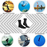 OMGear Water Socks Neoprene Socks Beach Booties 3mm 5mm Anti-Slip Wetsuit Footwear Fin Swim Sand Proof Socks