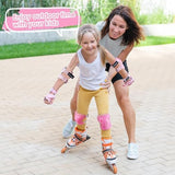 BOSONER Kids/Youth Knee Pad Elbow Pads Guards Protective Gear Set for Roller Skates Cycling BMX Bike Skateboard Inline Skatings Scooter Riding Sports