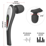 UV STYLISH Rechargeable Personal Hand Held Deep Tissue Vibrating Massager for Muscles, Back, Foot, Neck -Cordless Electric Percussion Body Wand Massage Gift for Women her