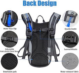 Zavothy Hydration Backpack with 2L Hydration Bladder Water Backpack for Hiking Hydration Pack for Running Cycling Hiking