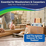 Painless Splinter Removal Kit - 3 Pack | Quick & Easy Splinter Out | Essential First Aid for Home, Travel, Camping, Hiking, Woodworking, DIY & Outdoor Adventures | No Tweezers Needed