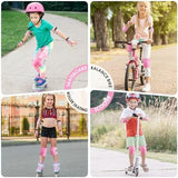 BOSONER Kids/Youth Knee Pad Elbow Pads Guards Protective Gear Set for Roller Skates Cycling BMX Bike Skateboard Inline Skatings Scooter Riding Sports