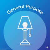 GE Daylight LED 60W Equivalent General Purpose A19 Light Bulbs (12 Pack)