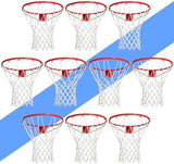 Basketball Net Outdoor,(7.16 oz) 12 Loops Professional Heavy Duty Basketball Net Replacement,All Weather Anti Whip,Suitable for Outdoor Standard Basketball Hoop