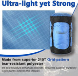 Frelaxy Compression Sack, 40% More Storage! 11L/18L/30L/45L/52L Compression Stuff Sack, Water-Resistant & Ultralight Sleeping Bag Stuff Sack - Space Saving Gear for Camping, Hiking