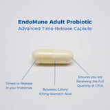 Endomune Advanced Adult Multi-Strain Probiotic Supplement with Prebiotic - 10 Strains, 30 Billion CFU - Physician Formulated (60-Count)