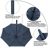G4Free 47/54/62/68 Inch Automatic Open Golf Umbrella Oversize Extra Large Double Canopy Vented Windproof Waterproof Stick Umbrellas