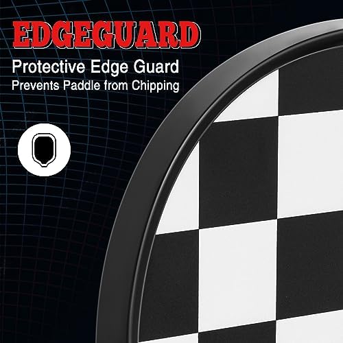 DULCE DOM Pickleball Paddles Set of 2/4 - USAPA Approved, Fiberglass Surface Pickleball Racket with 4 Indoor Outdoor Pickleball Balls and Pickleball Bag, Ideal Training Equipment Gift for Men & Women