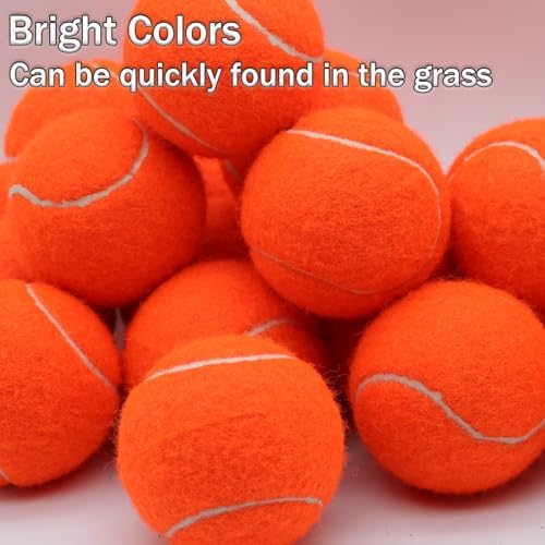 Tennis Balls, 20 Pack Training Tennis Balls,High Elasticity Practice Tennis for Beginner, Exercise Playing Balls for Pet Dog