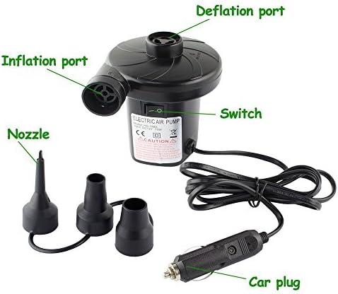 HAITRAL Car Bed - Camping Mattress - Portable Travel,Sleeping, Inflatable Bed for Universal SUV Extended Air Couch with Two Air Pillows - Black