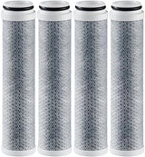 Cobbe 4 Pack Replacement Filters for Handheld Shower Head - 2.0 Carbon Shower Head Filter System - Removes Over 99% Chlorine - Reduces Dry Itchy Skin from Hard Water