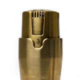 Gold Angled Thermostatic Radiator Valves TRV Modern Radiator Valves 15mm x 1/2" (Set of 2) for Heated Towel Rails & Central Heating Radiators Radiator Valve Set