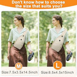 Crossbody Bags for Women Men Trendy Sling Bag Bakpack Casual Chest Bag with Convertible Shoulder Strap