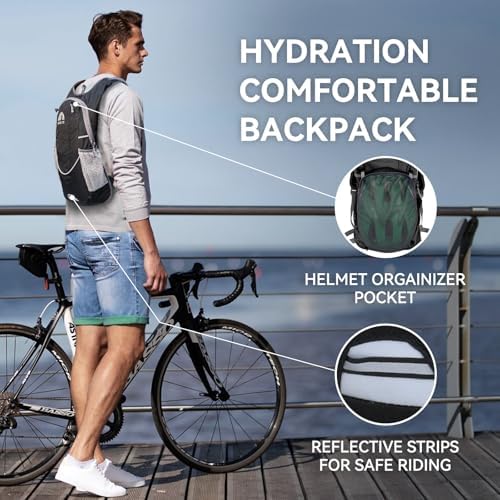 Hydration Pack,Hydration Backpack with 2L Hydration Bladder Lightweight Running Water Backpack for Women Men